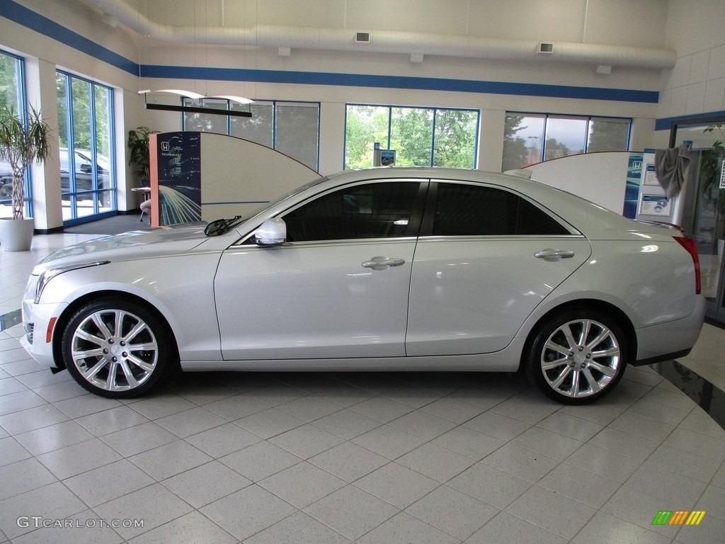 Radiant Silver Metallic 2018 Cadillac ATS Luxury AWD Exterior Photo #144510309