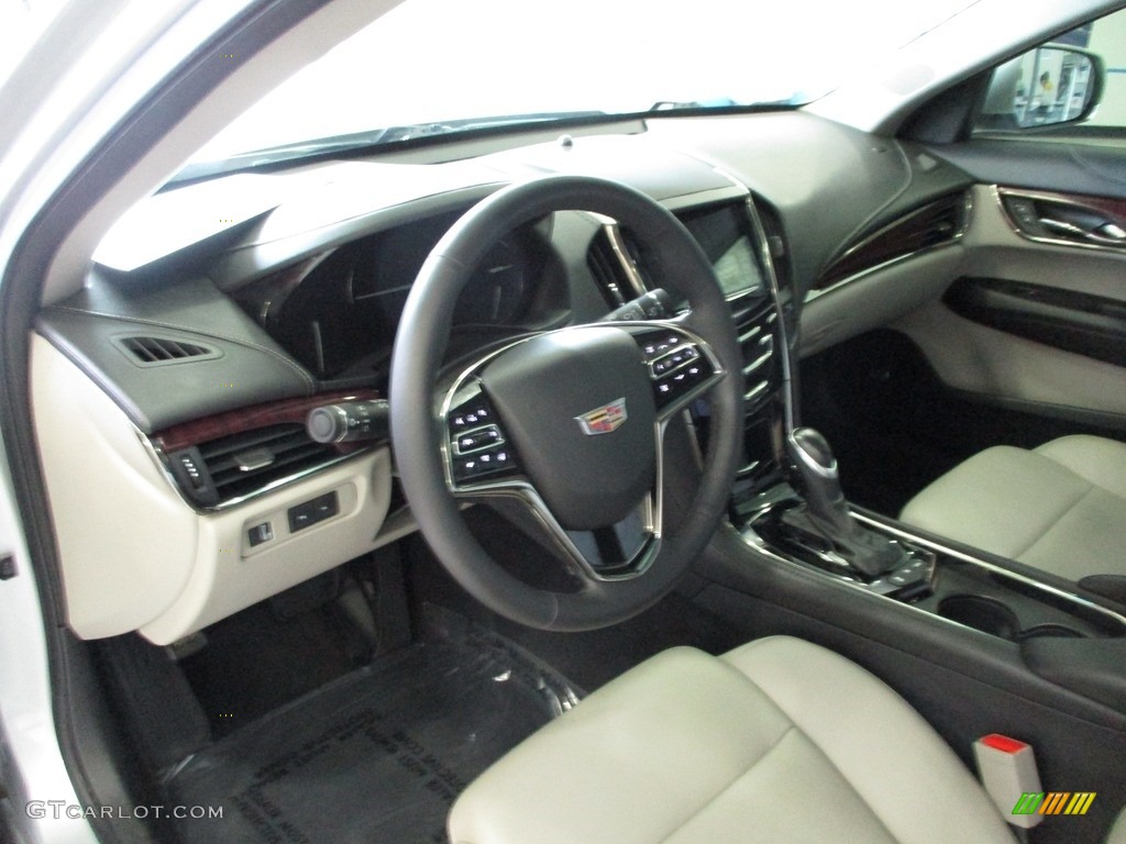 Jet Black Interior 2018 Cadillac ATS Luxury AWD Photo #144510360