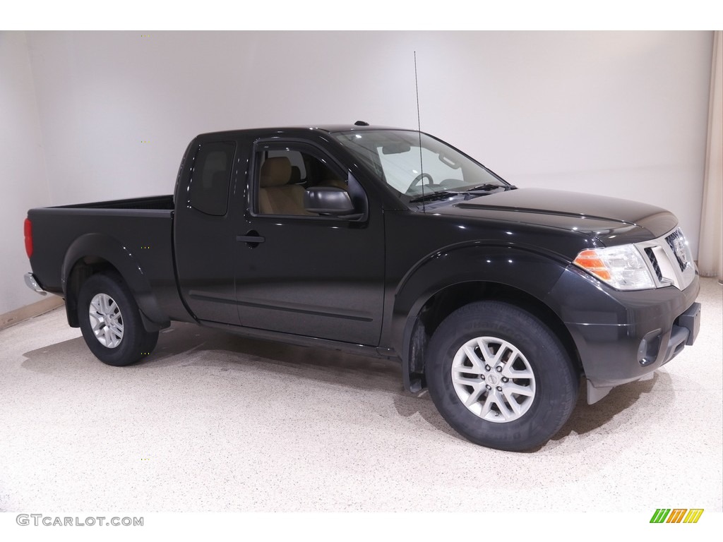 Magnetic Black 2016 Nissan Frontier SV King Cab 4x4 Exterior Photo #144511187