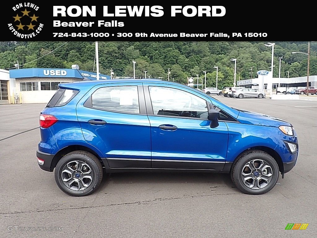 2022 EcoSport S 4WD - Lightning Blue Metallic / Medium Stone photo #1