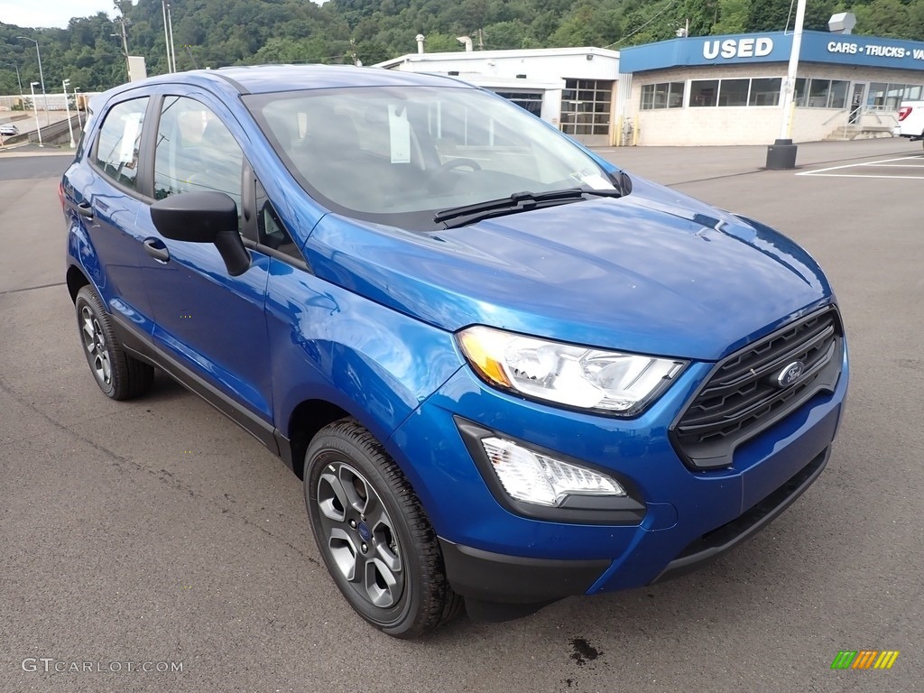 Lightning Blue Metallic 2022 Ford EcoSport S 4WD Exterior Photo #144511215