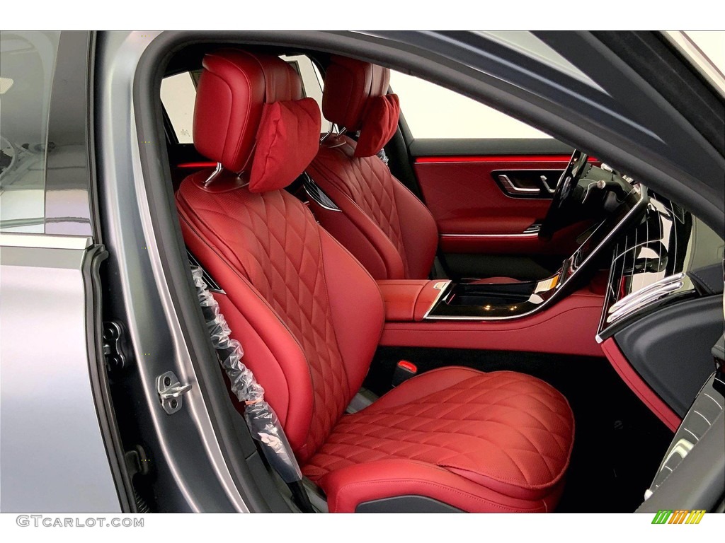 Carmine Red/Black Interior 2022 Mercedes-Benz S 580 4Matic Sedan Photo #144511977
