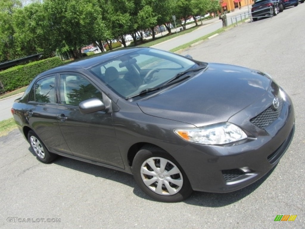 2010 Corolla LE - Magnetic Gray Metallic / Bisque photo #3