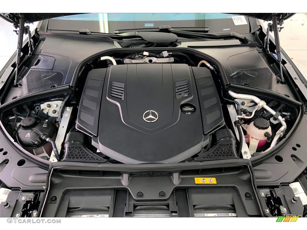 2022 Mercedes-Benz S 580 4Matic Sedan 4.0 Liter DI biturbo DOHC 32-Valve VVT V8 Engine Photo #144512100