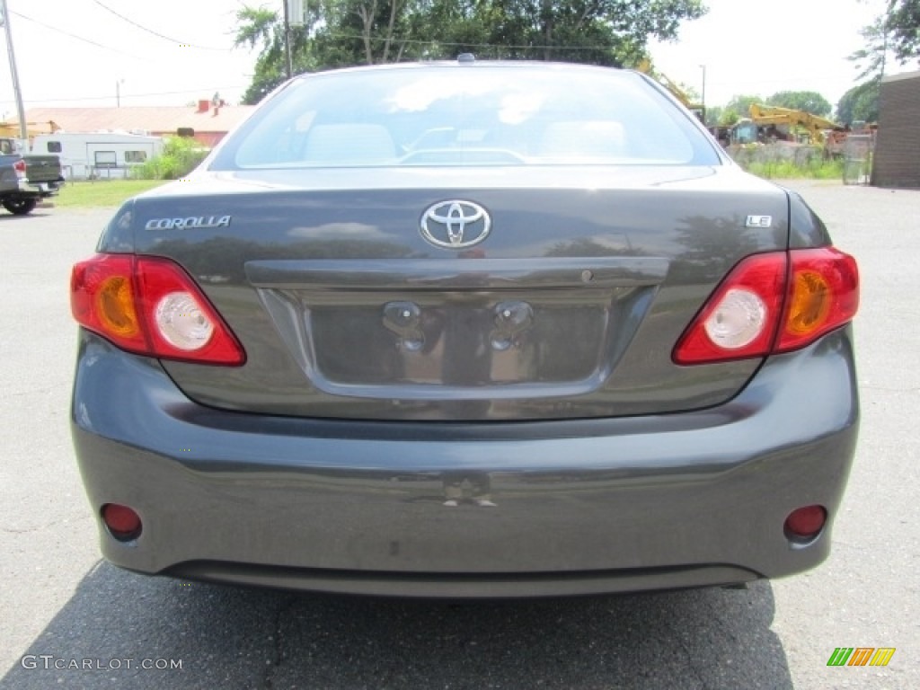 2010 Corolla LE - Magnetic Gray Metallic / Bisque photo #9