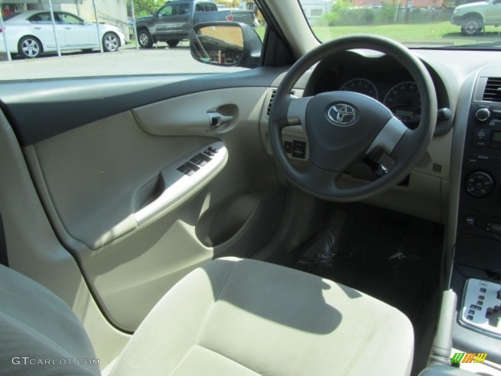 2010 Corolla LE - Magnetic Gray Metallic / Bisque photo #12