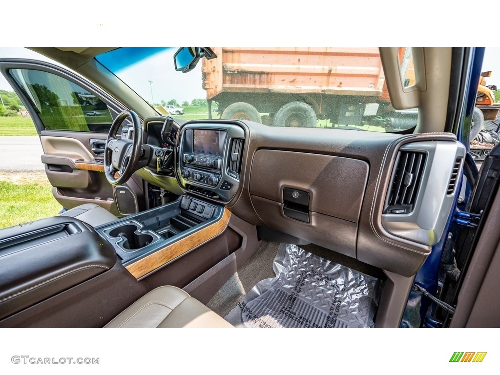 2014 Silverado 1500 LTZ Z71 Crew Cab 4x4 - Blue Topaz Metallic / Cocoa/Dune photo #14