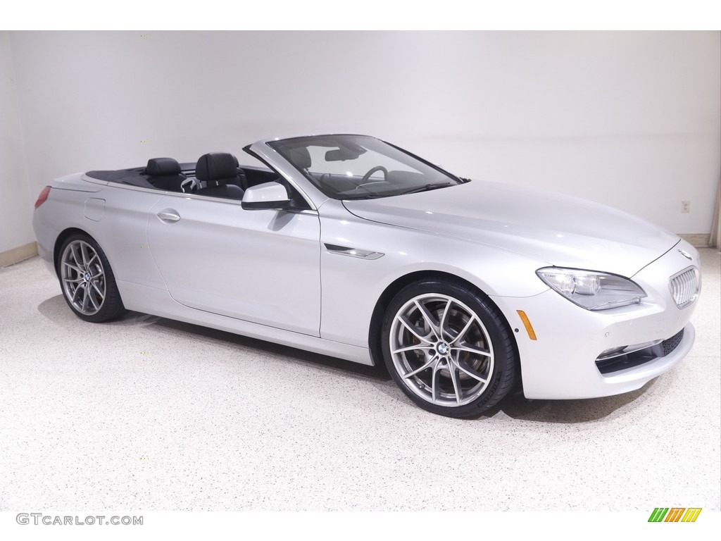 2012 6 Series 650i Convertible - Titanium Silver Metallic / Black Nappa Leather photo #1
