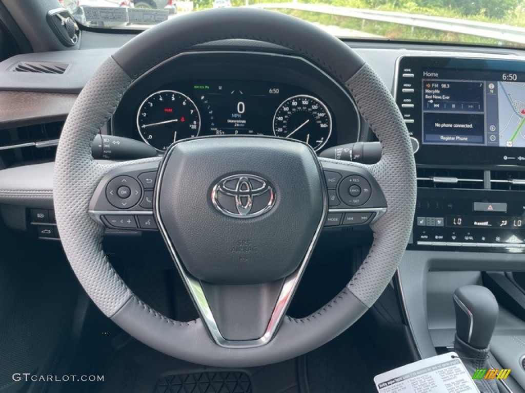 2022 Toyota Avalon Limited Graphite Steering Wheel Photo #144513083