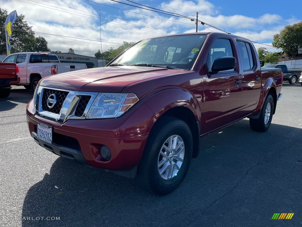 2019 Frontier SV Crew Cab 4x4 - Cayenne Red / Steel photo #1