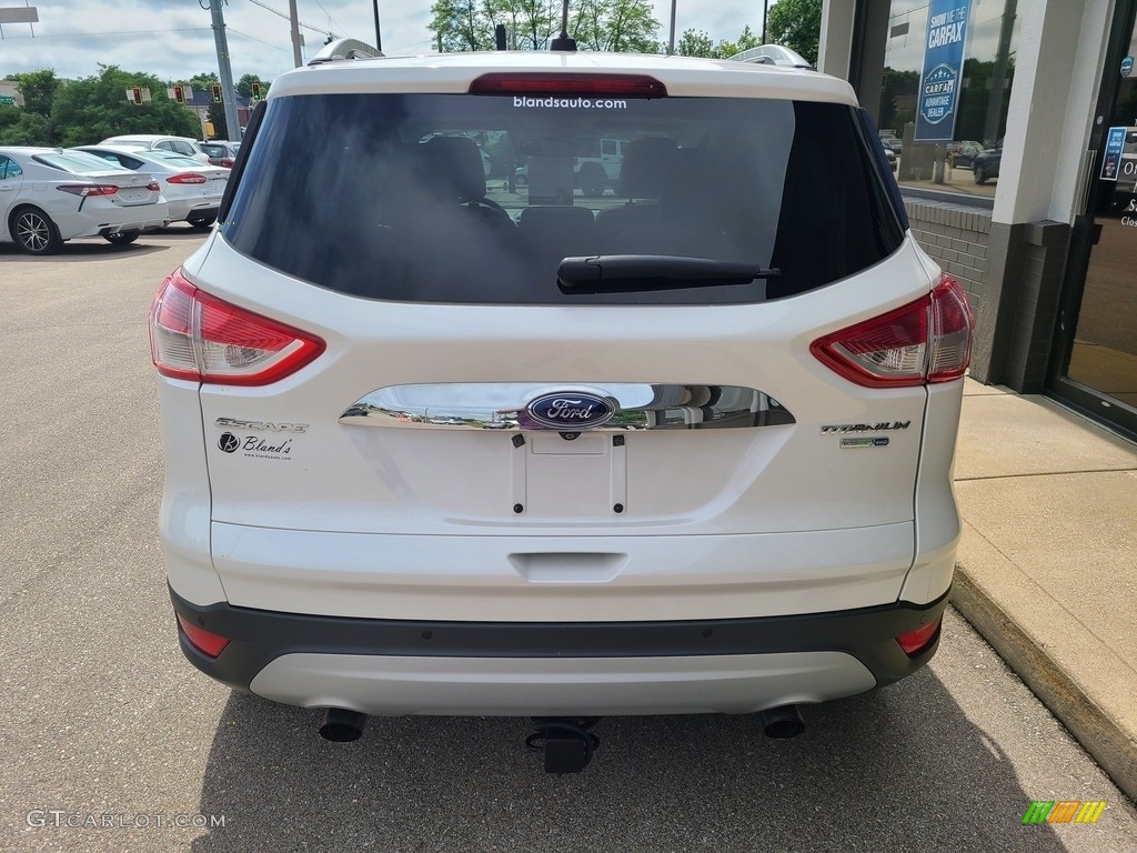2014 Escape Titanium 2.0L EcoBoost 4WD - White Platinum / Medium Light Stone photo #37