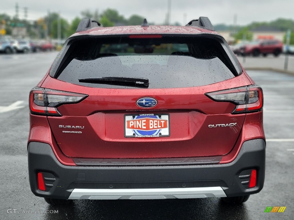2022 Outback 2.5i Limited - Crimson Red Pearl / Slate Black photo #5