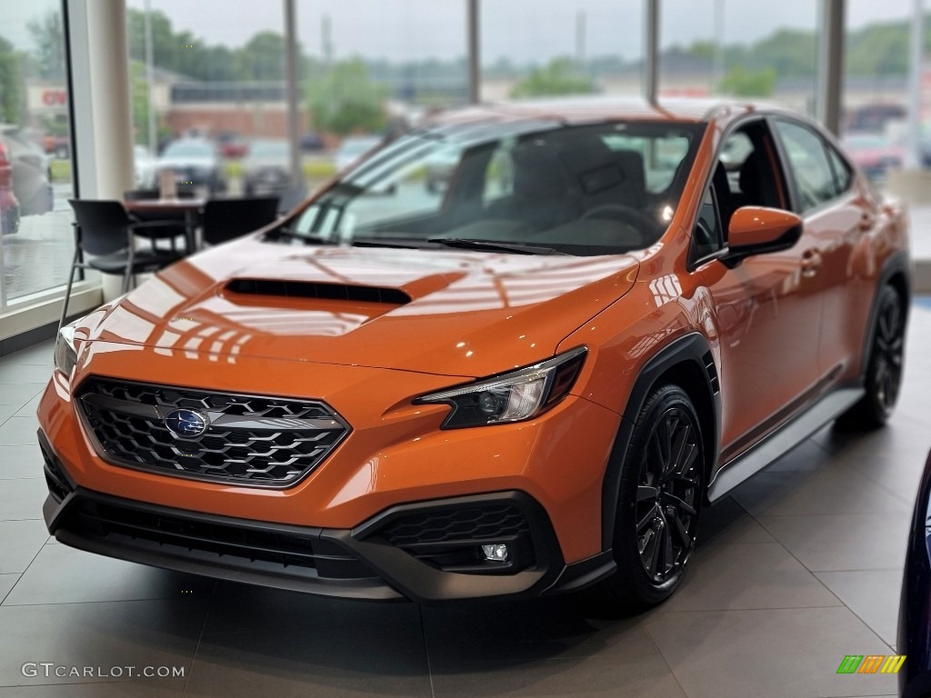 Solar Orange Pearl Subaru WRX