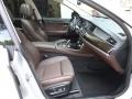2017 BMW 5 Series Mocha Interior Front Seat Photo