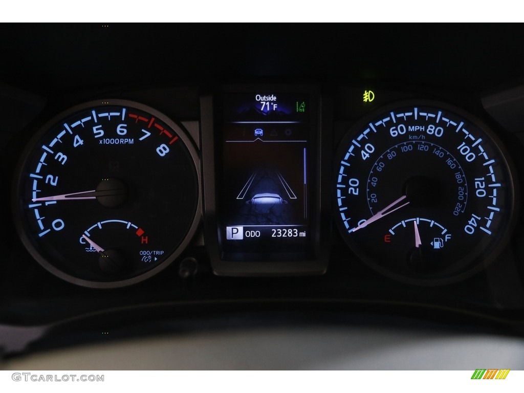 2020 Tacoma TRD Sport Double Cab 4x4 - Voodoo Blue / TRD Cement/Black photo #8