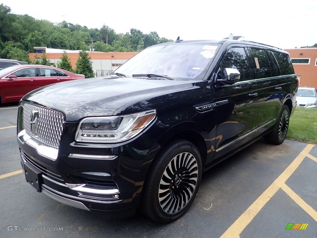 Infinite Black 2020 Lincoln Navigator L Black Label 4x4 Exterior Photo #144517320