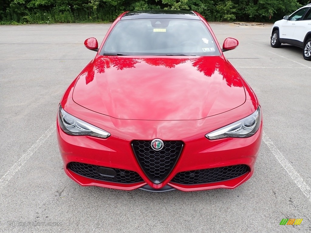 2022 Giulia Sprint AWD - Alfa Rosso (Red) / Black photo #8