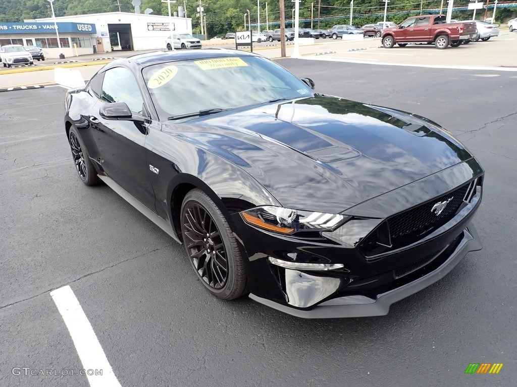 Shadow Black 2020 Ford Mustang GT Premium Fastback Exterior Photo #144519492