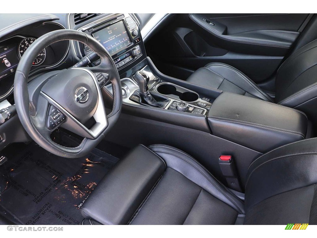Charcoal Interior 2018 Nissan Maxima SL Photo #144519531