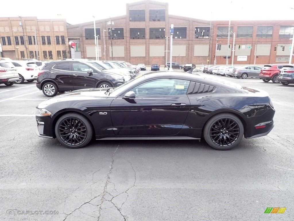 Shadow Black 2020 Ford Mustang GT Premium Fastback Exterior Photo #144519561