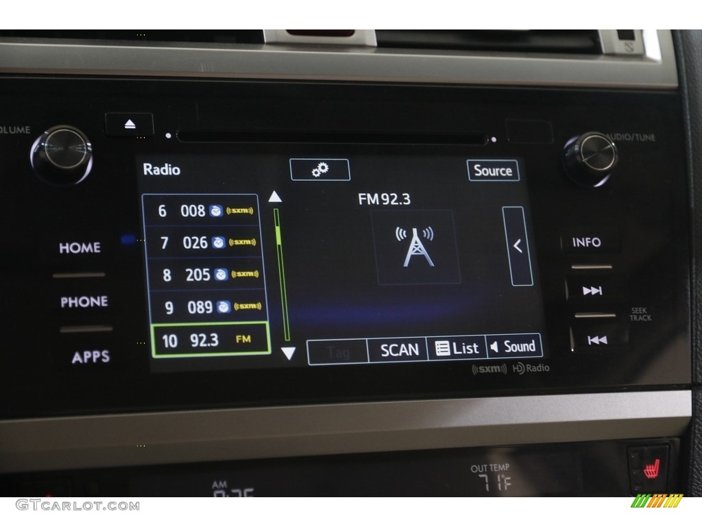 2017 Outback 2.5i Premium - Lapis Blue Pearl / Warm Ivory photo #10