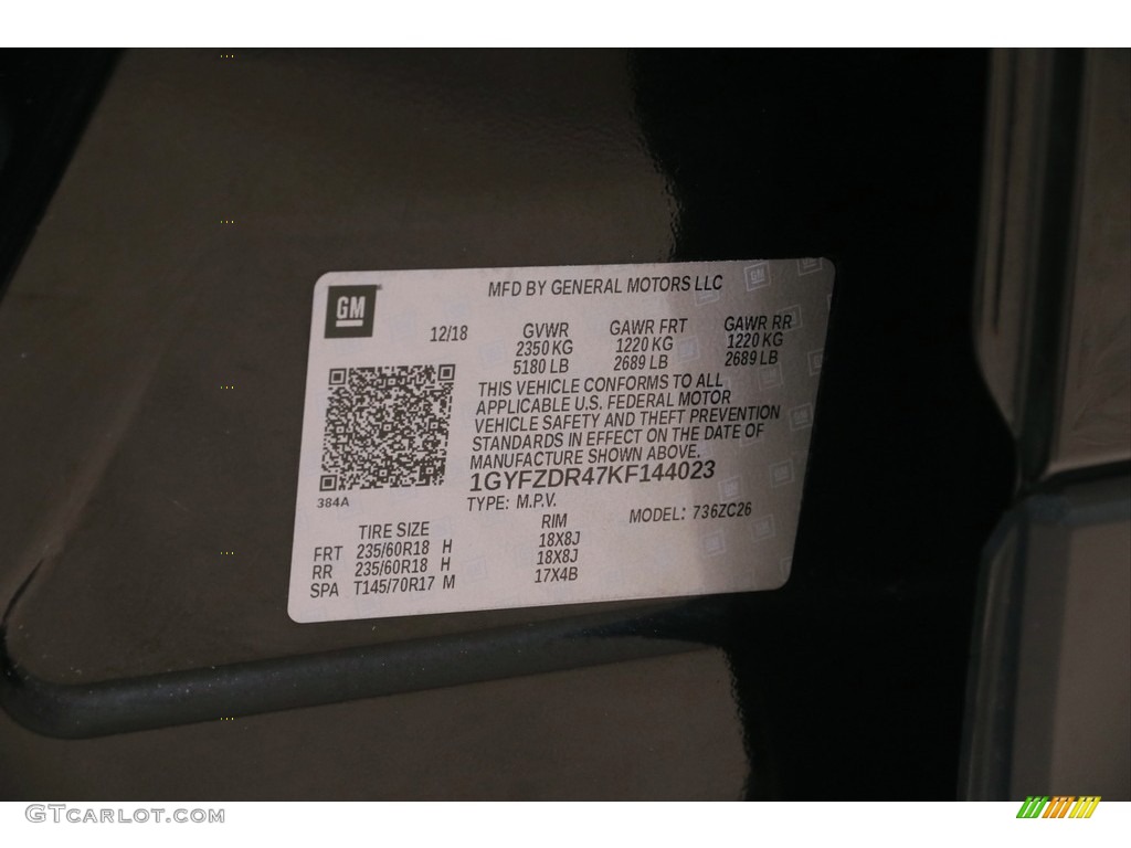 2019 XT4 Premium Luxury AWD - Stellar Black Metallic / Jet Black photo #22