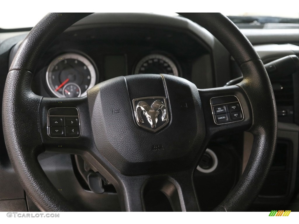 2015 Ram 3500 Tradesman Regular Cab 4x4 Black/Diesel Gray Steering Wheel Photo #144521681