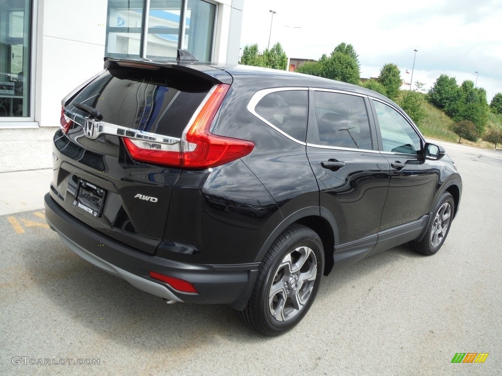 2019 CR-V EX-L AWD - Crystal Black Pearl / Gray photo #10