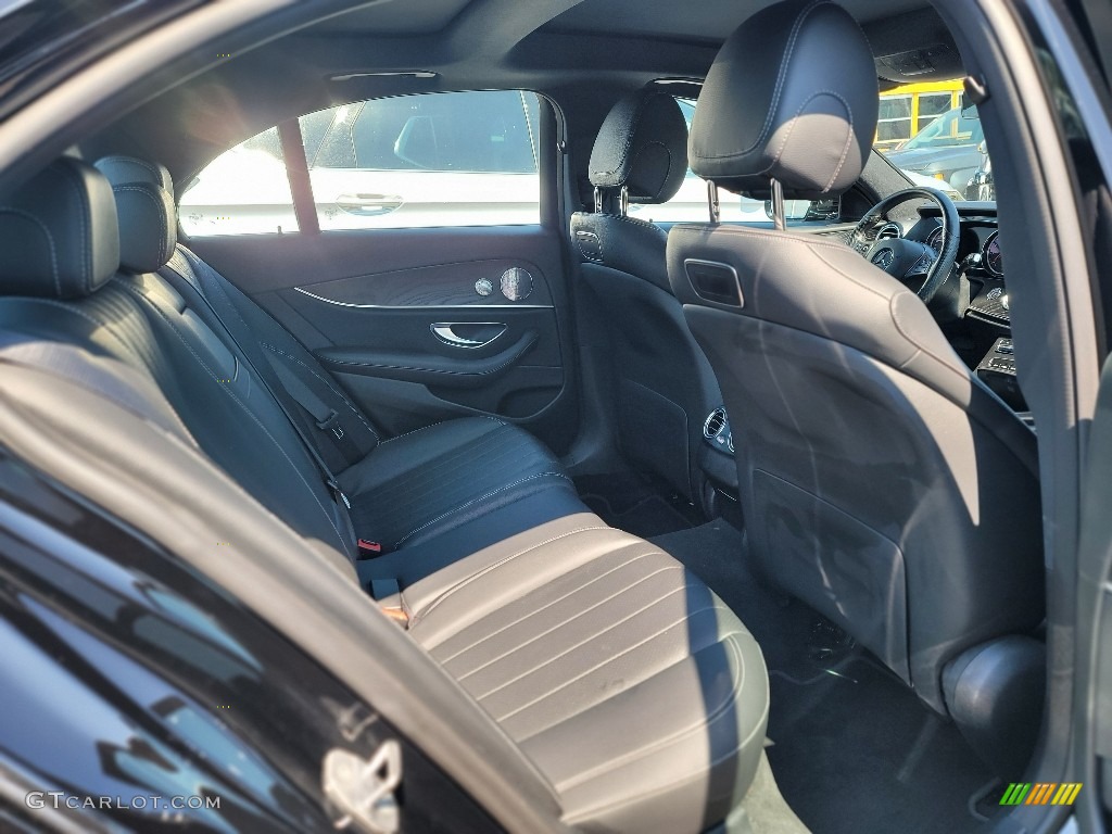 2018 E 400 4Matic Sedan - Black / Black photo #4