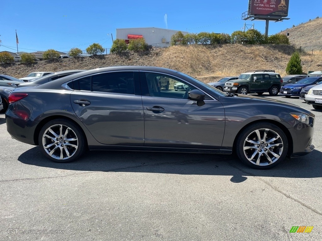 2015 Mazda6 Grand Touring - Meteor Gray Mica / Black photo #4