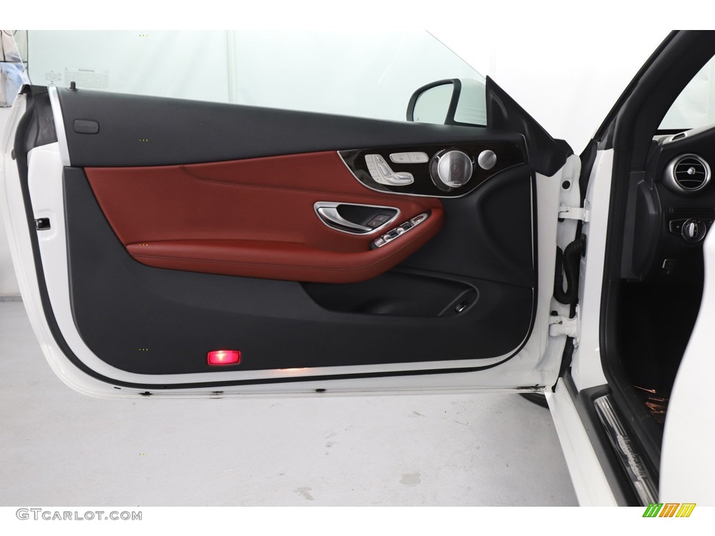 2019 C 300 Cabriolet - Polar White / Cranberry Red/Black photo #20