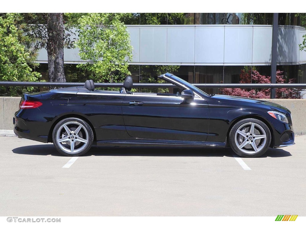 Black 2018 Mercedes-Benz C 300 Cabriolet Exterior Photo #144525649