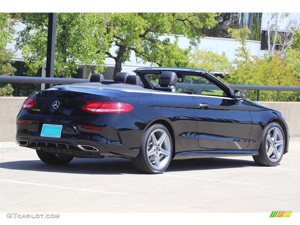 2018 C 300 Cabriolet - Black / Black photo #6