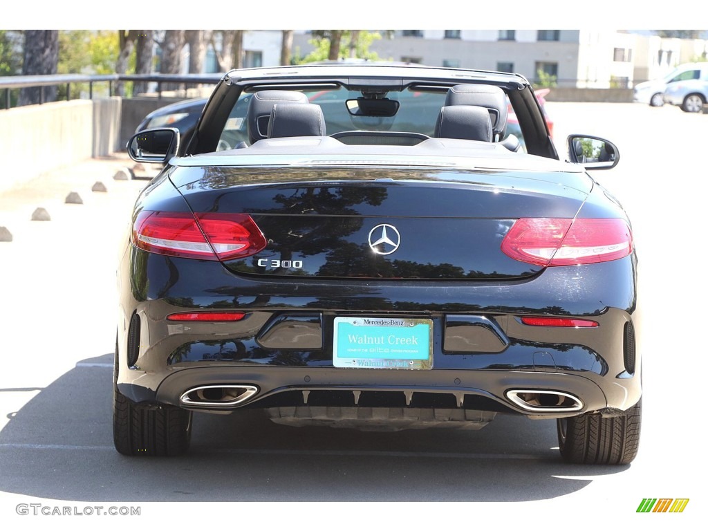 2018 C 300 Cabriolet - Black / Black photo #7