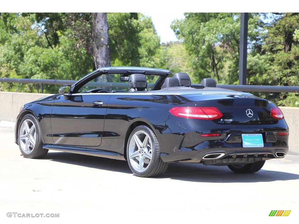 2018 C 300 Cabriolet - Black / Black photo #9