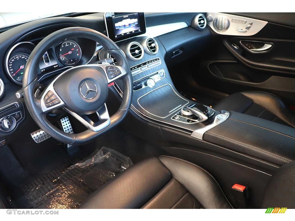Black Interior 2018 Mercedes-Benz C 300 Cabriolet Photo #144525925