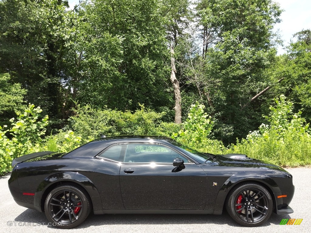 Pitch Black 2021 Dodge Challenger R/T Scat Pack Widebody Exterior Photo #144526042