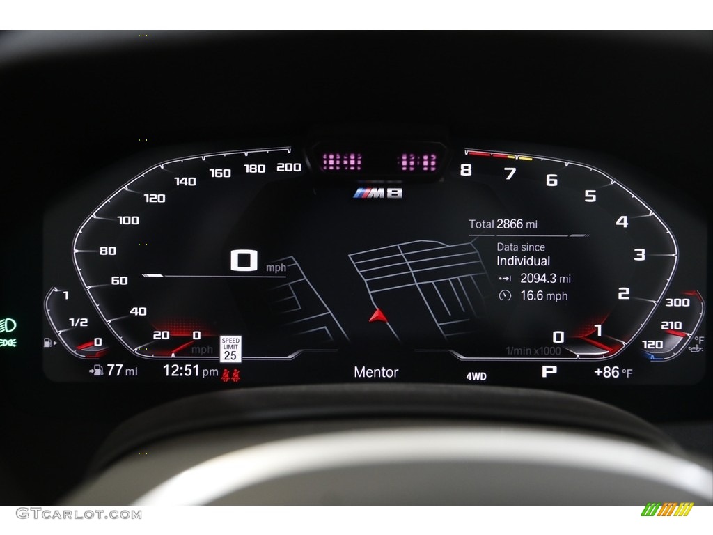 2020 BMW M8 Convertible Gauges Photo #144526667
