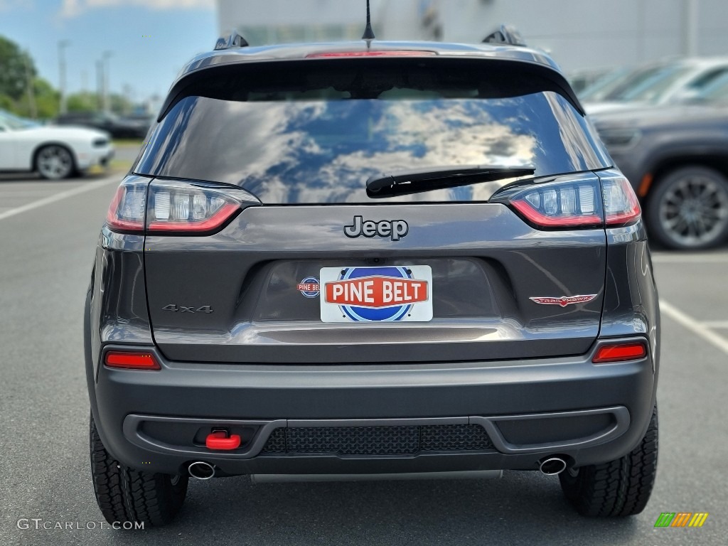 2022 Cherokee Trailhawk 4x4 - Granite Crystal Metallic / Black photo #5