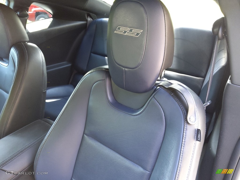 Blue Interior 2014 Chevrolet Camaro SS Coupe Photo #144527272