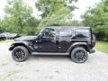 Black 2022 Jeep Wrangler Unlimited Sahara 4XE Hybrid Exterior