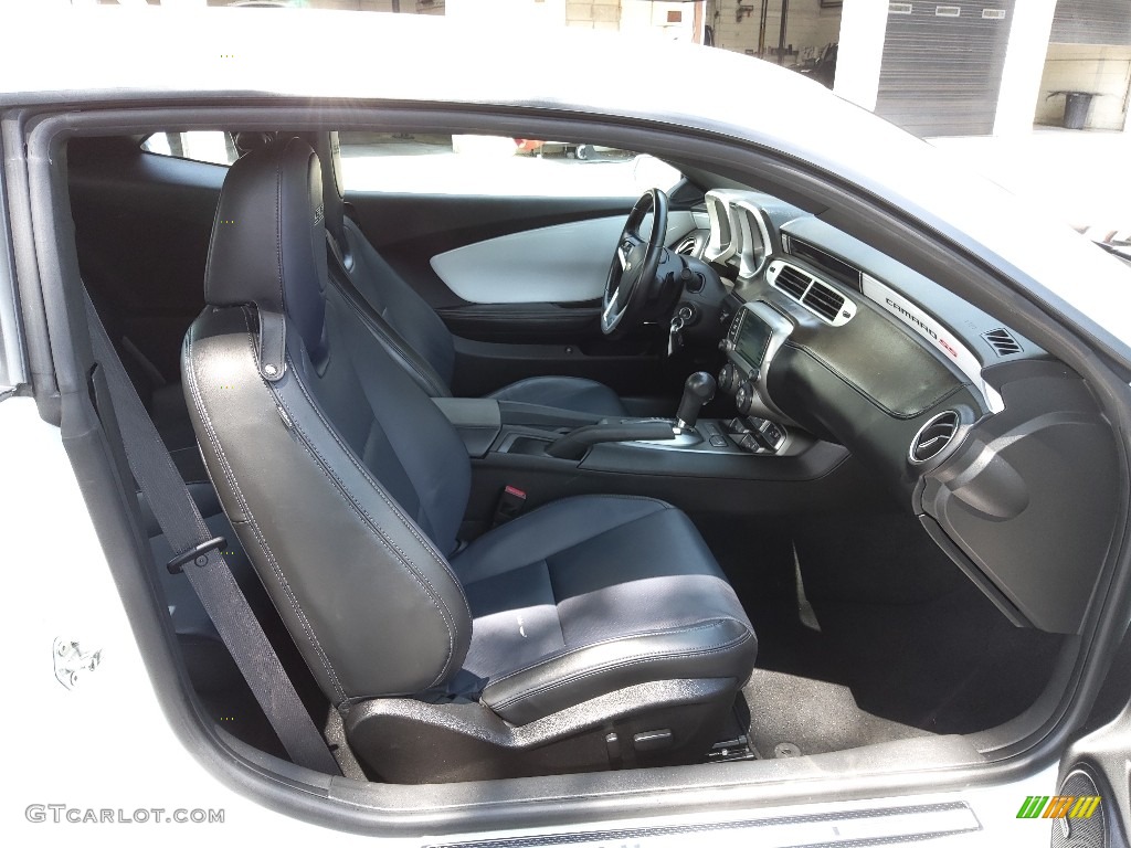 Blue Interior 2014 Chevrolet Camaro SS Coupe Photo #144527347