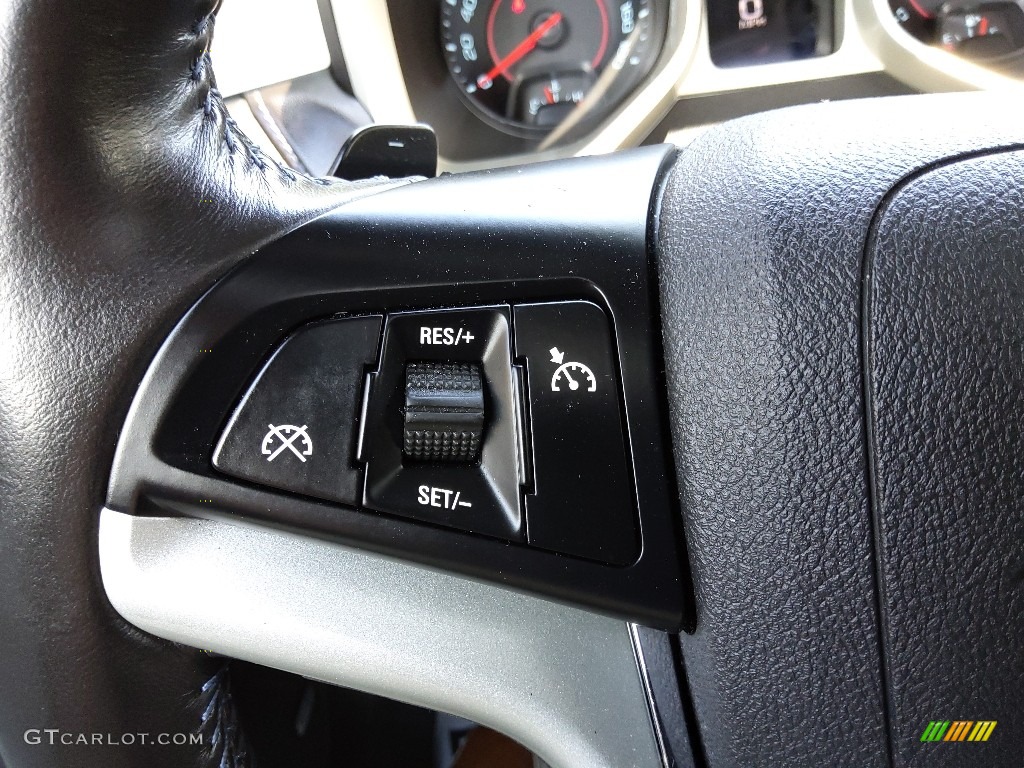 2014 Chevrolet Camaro SS Coupe Blue Steering Wheel Photo #144527431