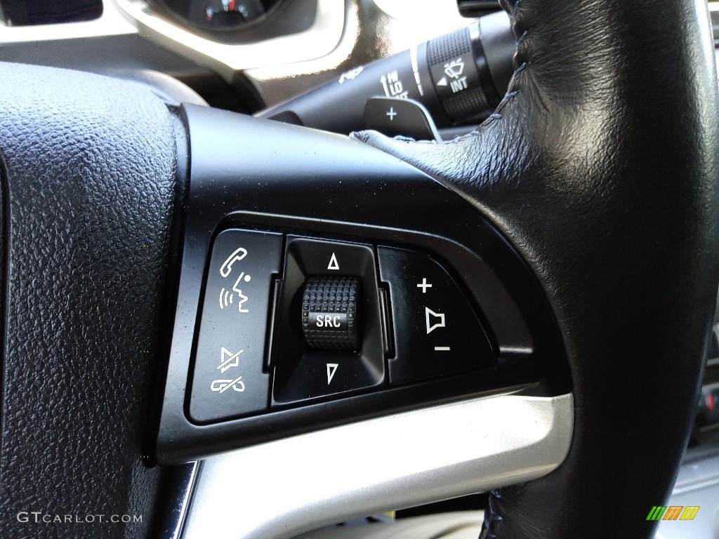 2014 Chevrolet Camaro SS Coupe Blue Steering Wheel Photo #144527466