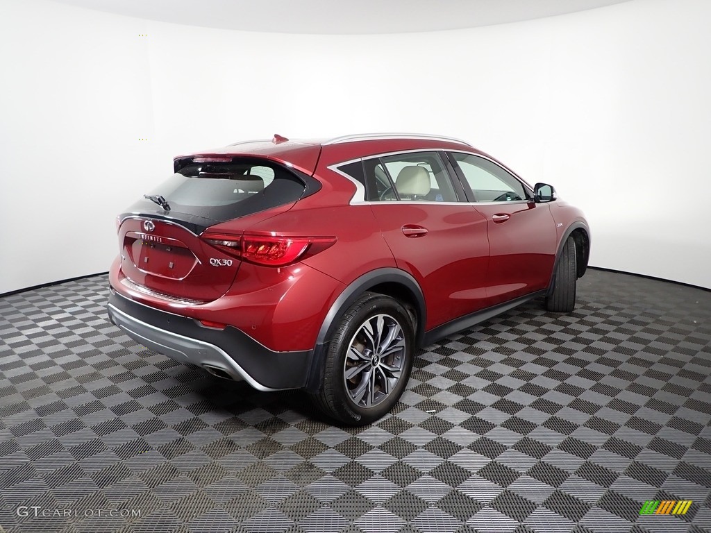 2018 QX30 Premium AWD - Magnetic Red / Wheat photo #12