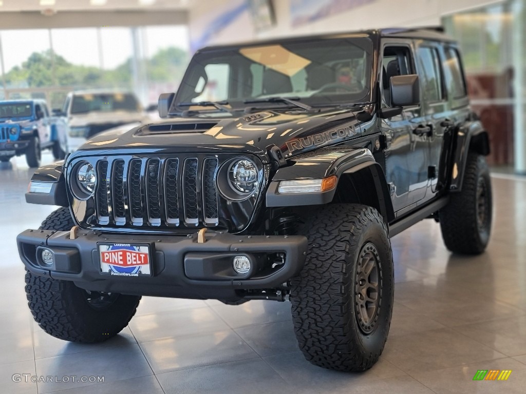 Black 2022 Jeep Wrangler Unlimited Rubicon 392 4x4 Exterior Photo #144528475