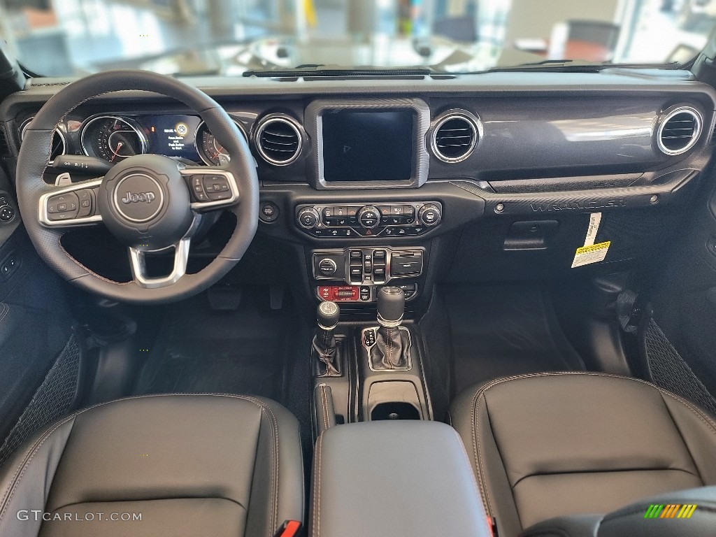 2022 Jeep Wrangler Unlimited Rubicon 392 4x4 Black Dashboard Photo #144528661