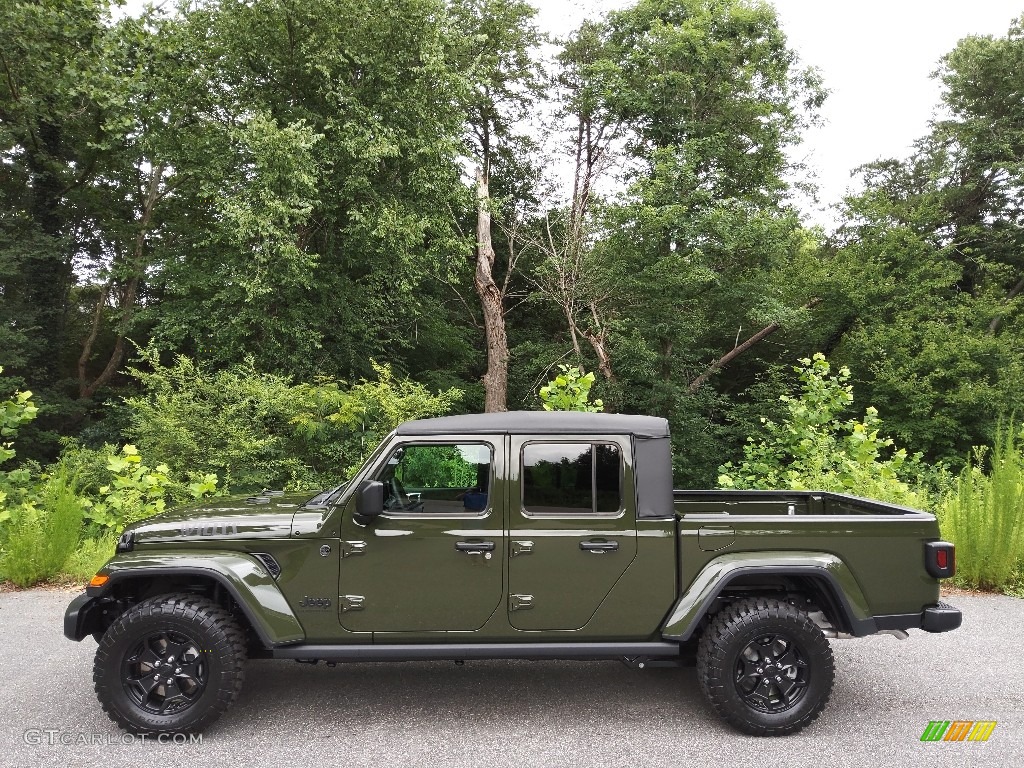 2022 Gladiator Willys Sport 4x4 - Sarge Green / Black photo #1