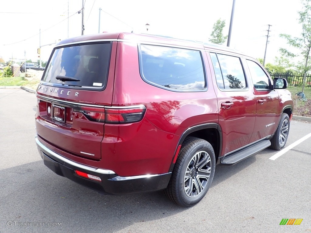 2022 Wagoneer Series III 4x4 - Velvet Red Pearl / Sea Salt/Black photo #5