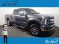 2019 Magnetic Ford F250 Super Duty XLT Crew Cab 4x4  photo #2